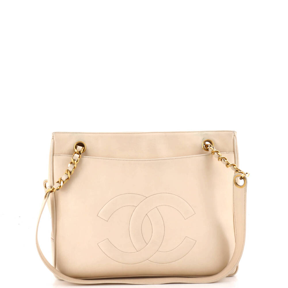 Chanel Medium Vintage CC Shopping Tote Lambskin
